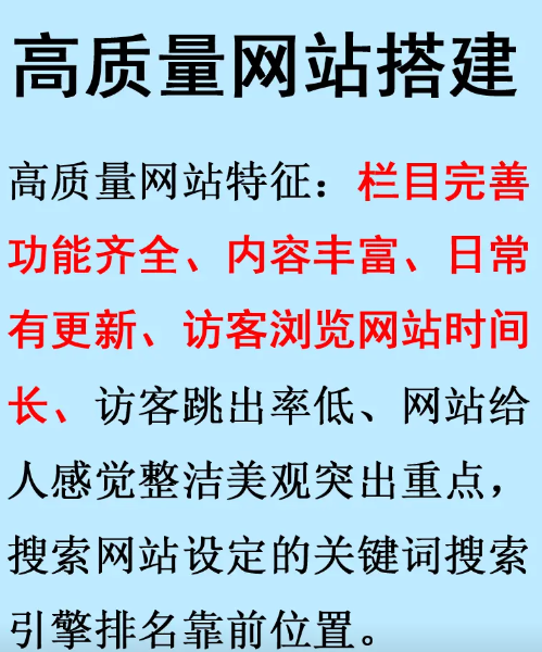 網站推廣提高自己網站的質量